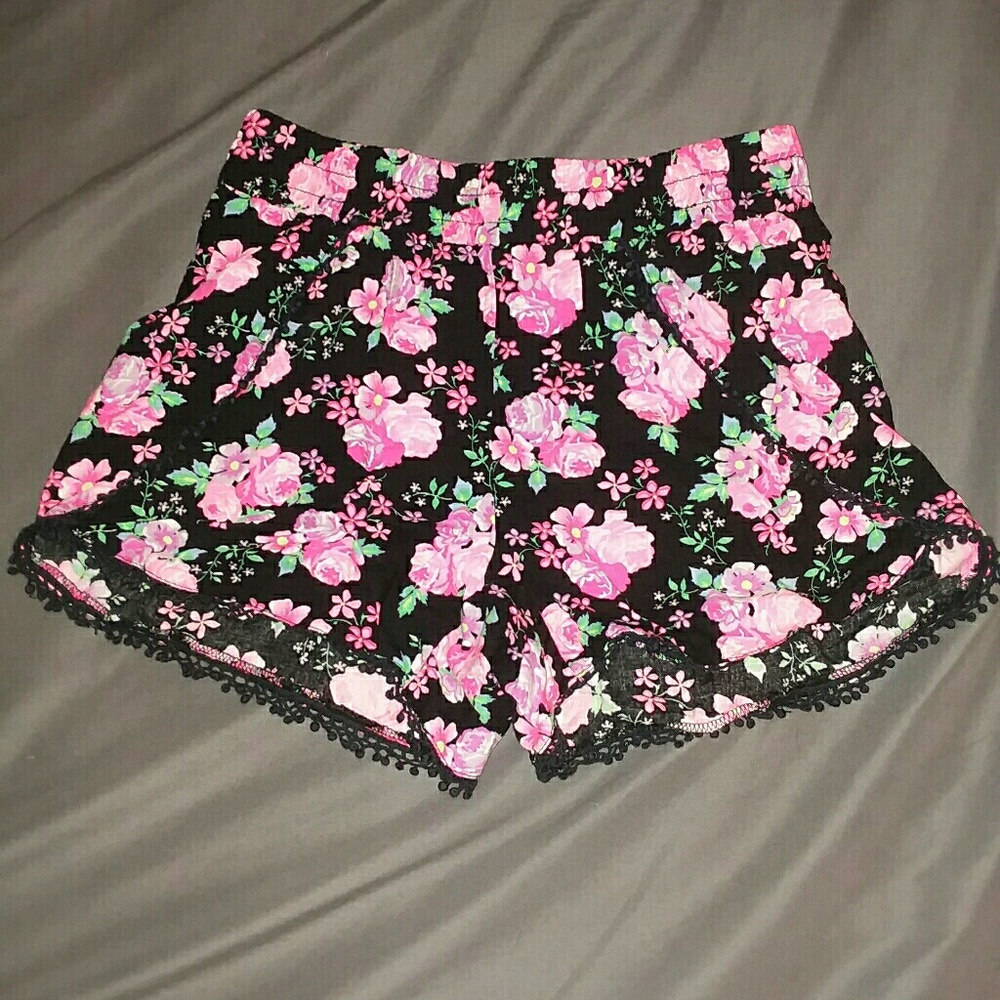 Girl's Justice Size 12 Floral Shorts